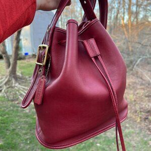 Vintage Coach Red Lula's Legacy in wonderful condition!